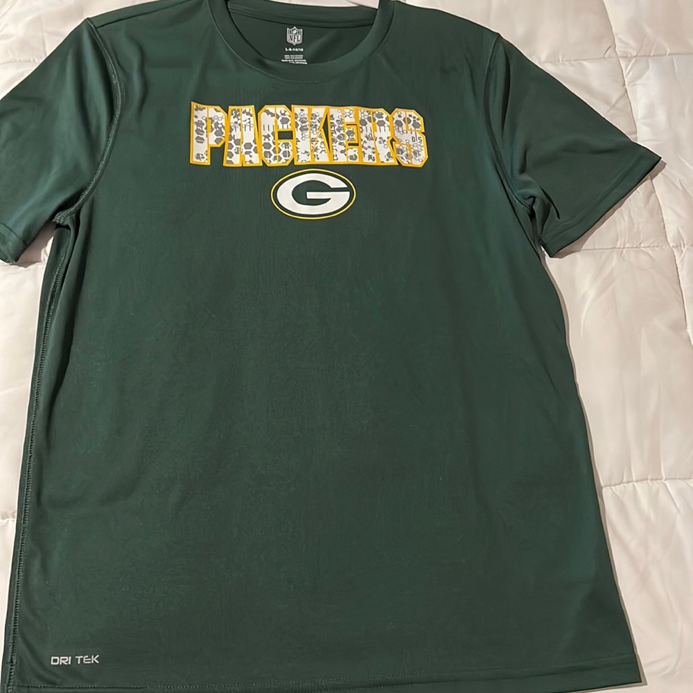 Packers shirt Size L (14-16)